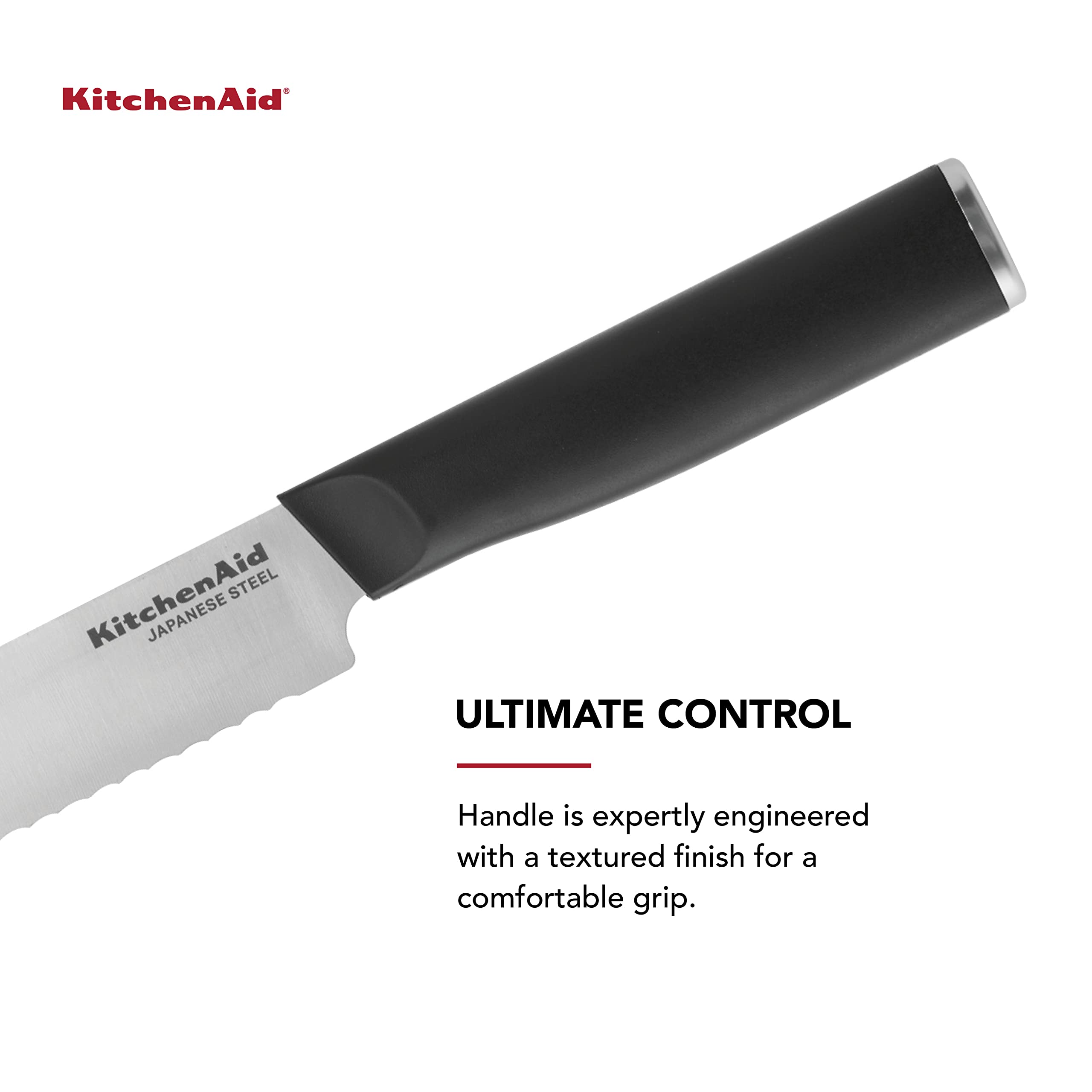 Amazon | KitchenAid クラシック鋸歯状ブレッドナイフ カスタム